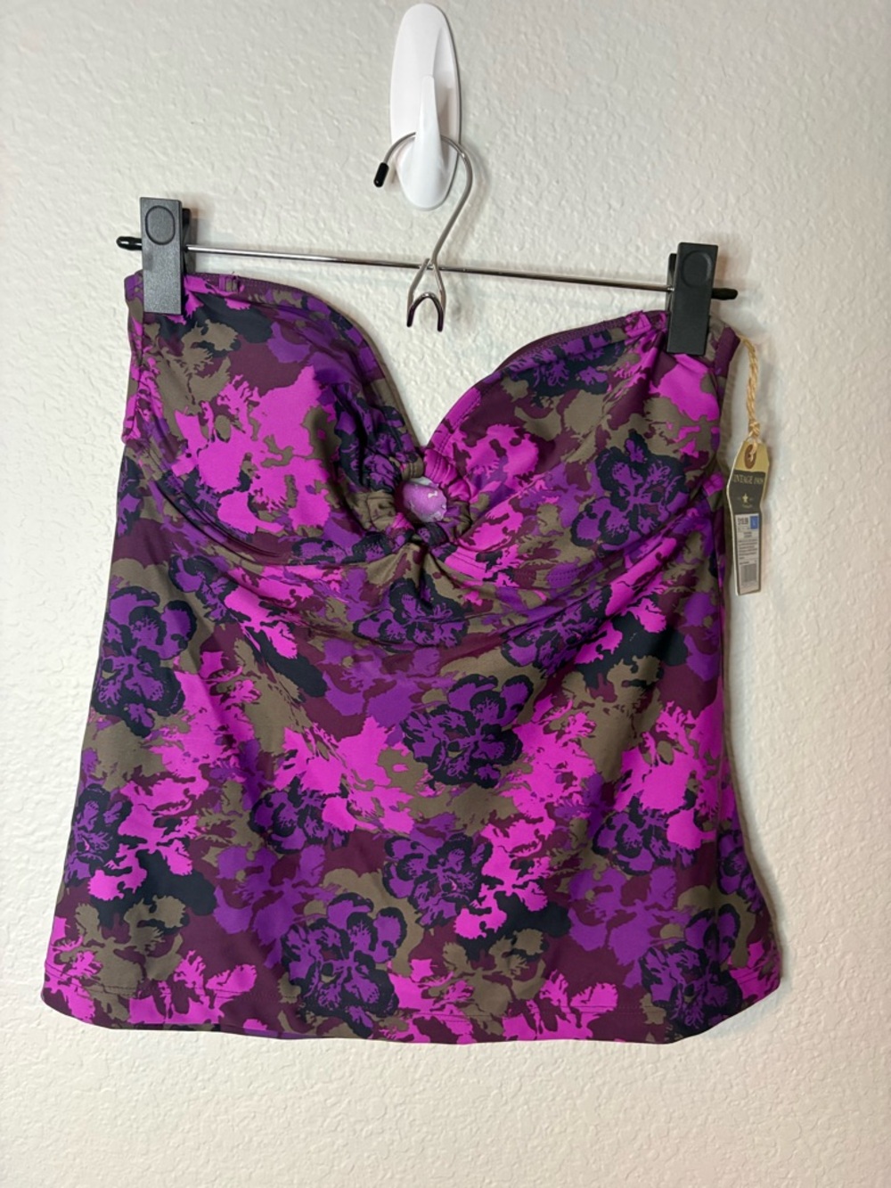 Converse Pink & Purple Floral Two Piece Tankini